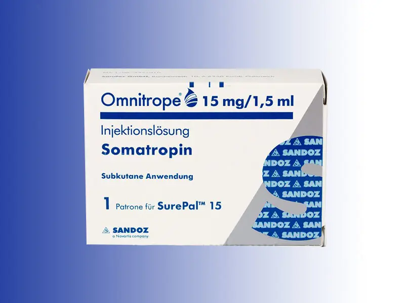 OMNITROPE 15 MG (45 IU)/1,5 ML SC ENJ. ICIN COZELTI ICEREN 1 KARTUS kutu görseli