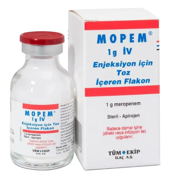 MOPEM 1 GR IV ENJEKTABL TOZ ICEREN 1 FLAKON kutu görseli
