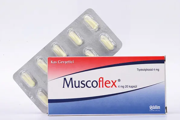 MUSCOFLEX 4 MG 20 KAPSUL kutu görseli