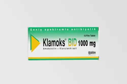 KLAMOKS BID 1000 MG 14 FILM TABLET kutu görseli