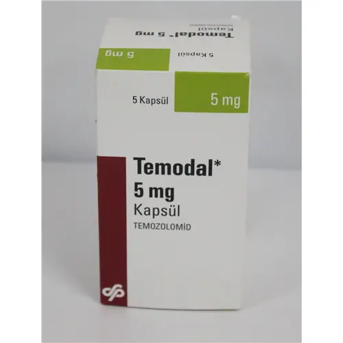 TEMODAL 5 MG 5 KAPSUL kutu görseli