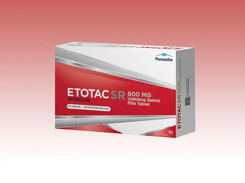 ETOTAC SR 600 MG UZATILMIS SALIMLI FILM KAPLI TABLET (10 UZATILMIS SALIMLI FILM KAPLI TABLET) kutu görseli