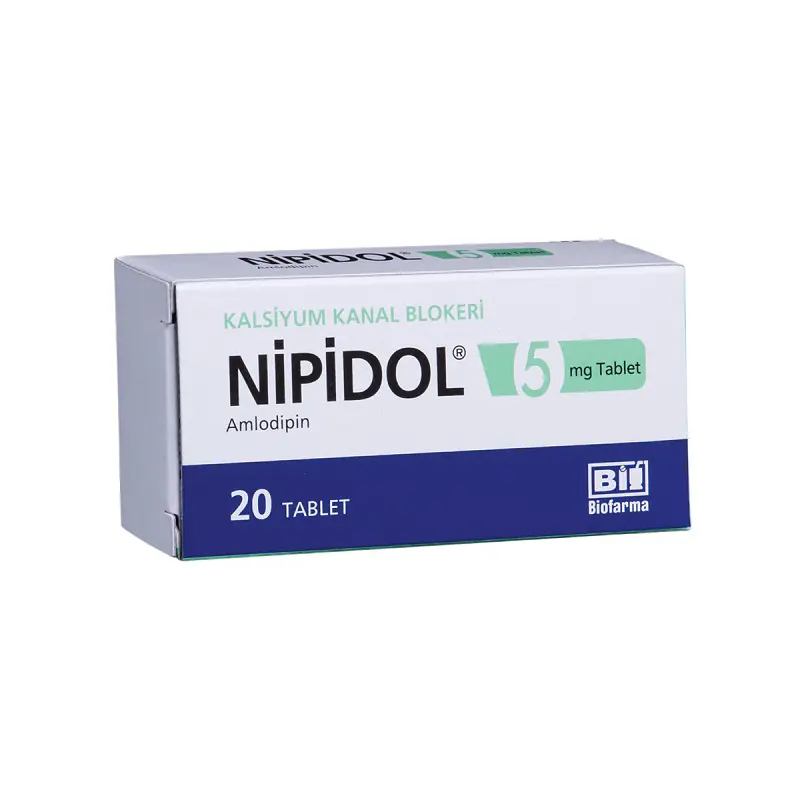 NIPIDOL 5 MG 20 TABLET kutu görseli