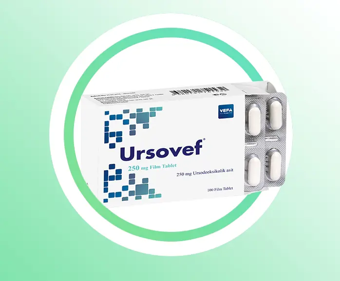 URSOVEF 250 MG 100 FILM KAPLI TABLET kutu görseli