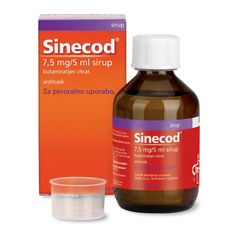 SINECOD 7,5 MG 100 ML SURUP kutu görseli
