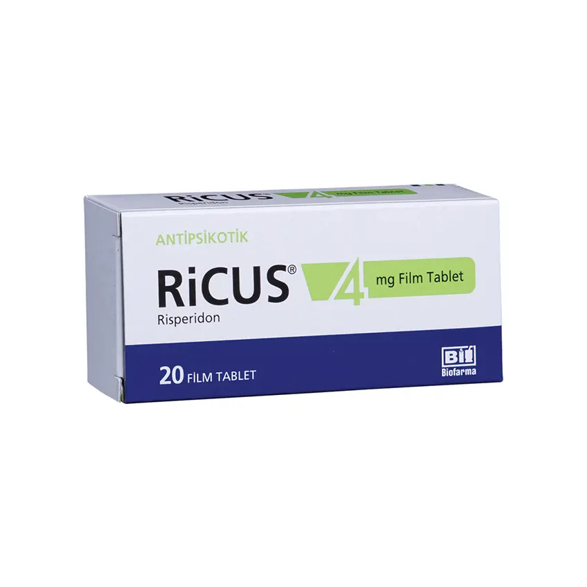 RICUS 4 MG 20 FILM KAPLI TABLET kutu görseli