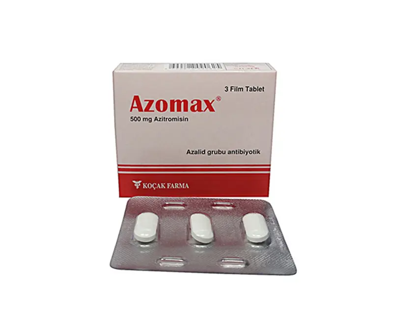 AZOMAX 500 MG 3 FILM TABLET kutu görseli