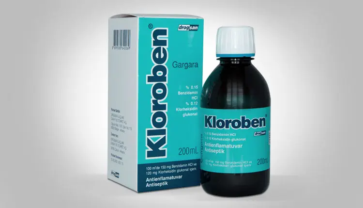 KLOROBEN GARGARA kutu görseli