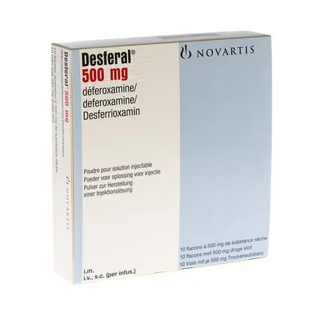 DESFERAL 500 MG 10 FLAKON kutu görseli