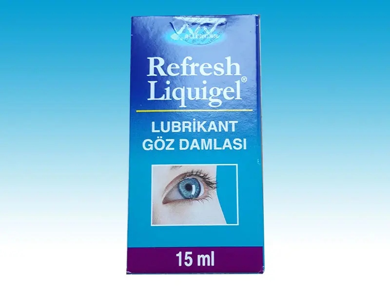 REFRESH LIQUIGEL LUBRICANT 15 ML GOZ DAMLASI kutu görseli