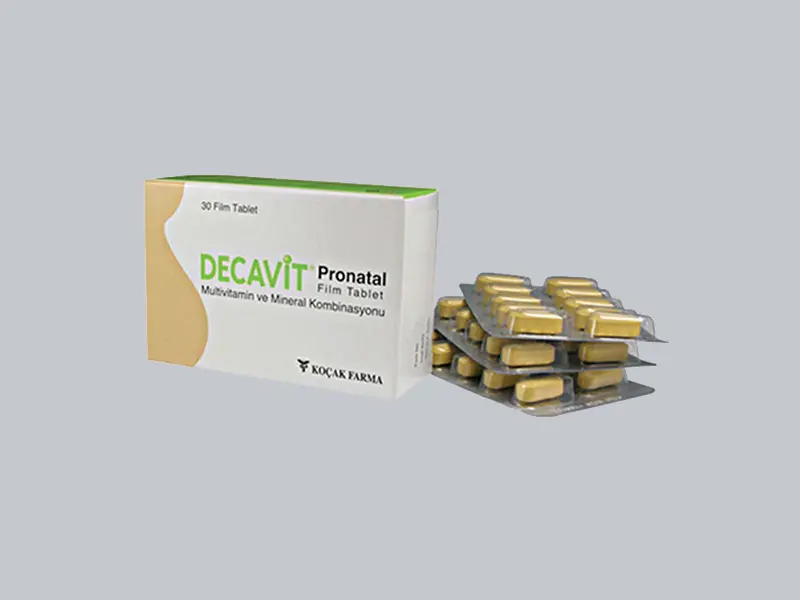 DECAVIT PRONATAL 60 FILM TABLET kutu görseli