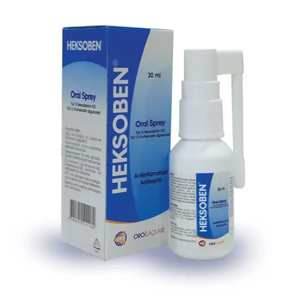 HEKSOBEN %0,15/0,12 ORAL SPREY, COZELTI (30 ML) kutu görseli