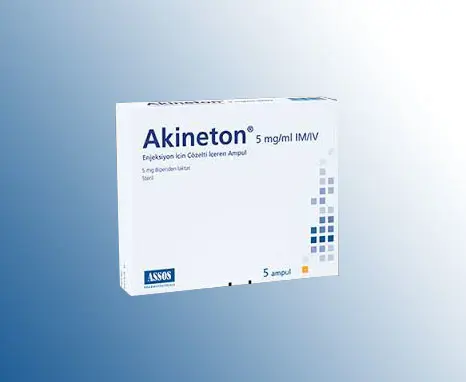AKINETON 5 MG/ML ENJEKSIYON ICIN SOLUSYON ICEREN 1 ML X 5 AMPUL kutu görseli