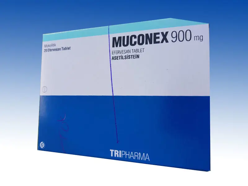 MUCONEX 900 MG 20 EFERVESAN TABLET kutu görseli