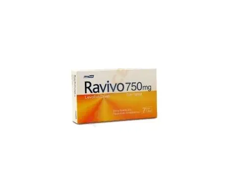 RAVIVO 750 MG FILM KAPLI TABLET (7 TABLET) kutu görseli