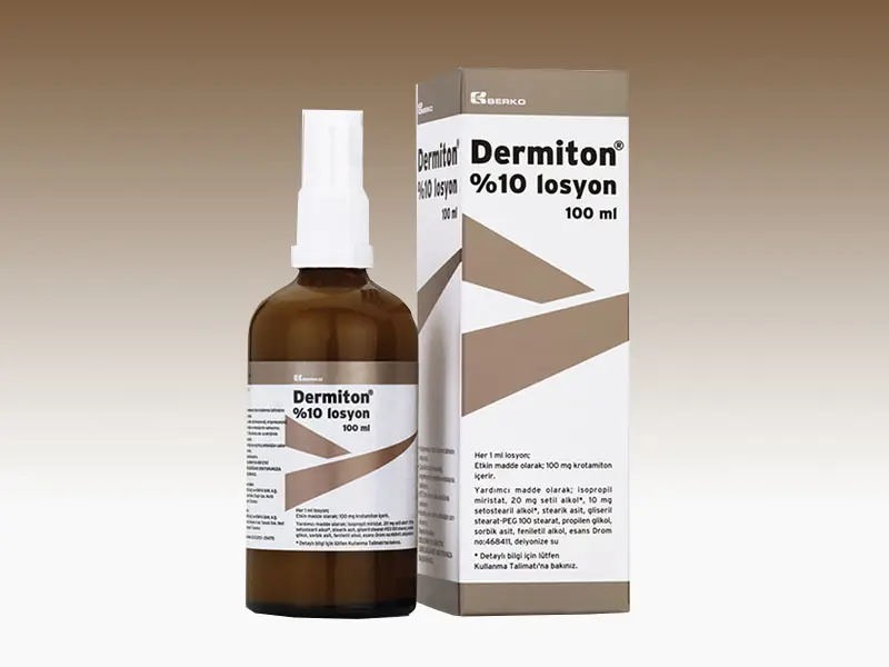 DERMITON %10 LOSYON 100 ML kutu görseli