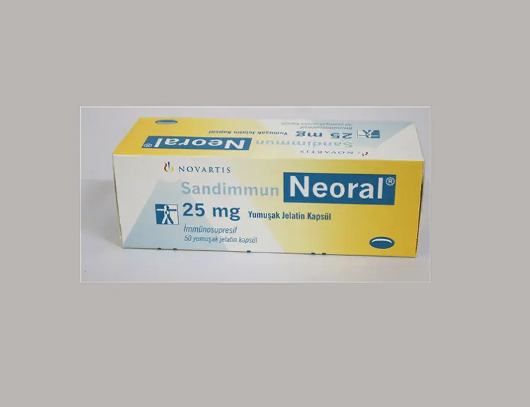SANDIMMUN-NEORAL 25 MG 50 KAPSUL kutu görseli