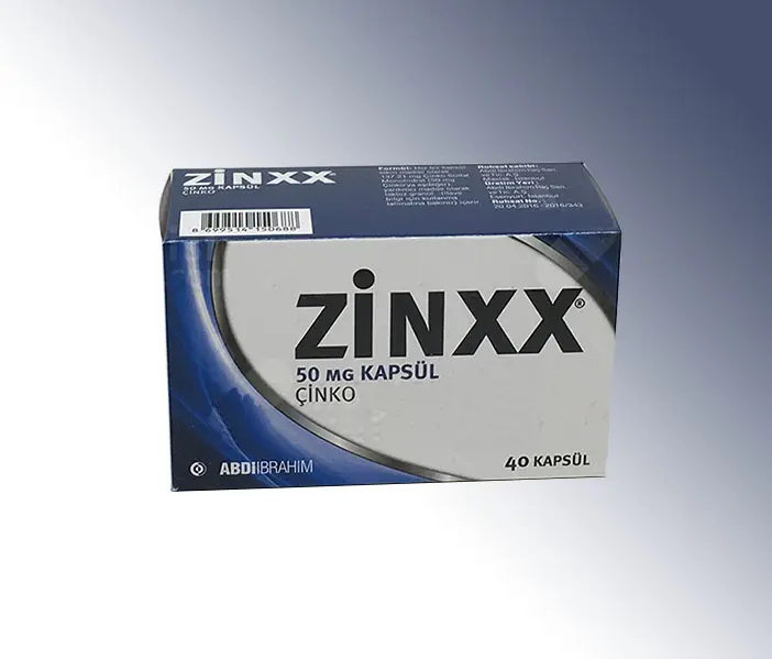 ZINXX 50 MG 40 KAPSUL kutu görseli
