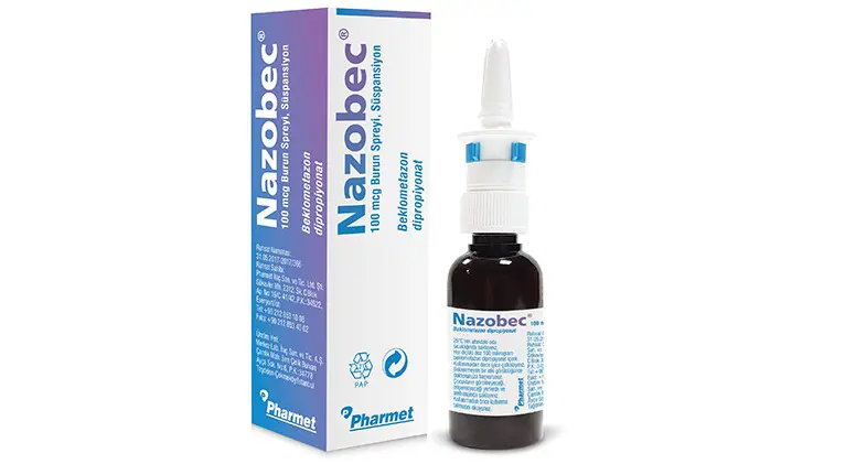 NAZOBEC 100 MCG NAZAL SPREY kutu görseli