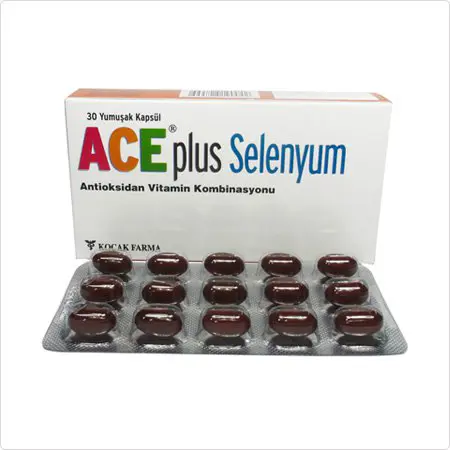 ACE PLUS SELENYUM 30 YUMUSAK KAPSUL kutu görseli
