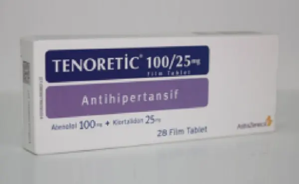 TENORETIC 100 MG/25 MG 28 FILM TABLET