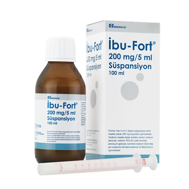 IBU-FORT 200 MG/5 ML 100 ML SUSPANSIYON kutu görseli