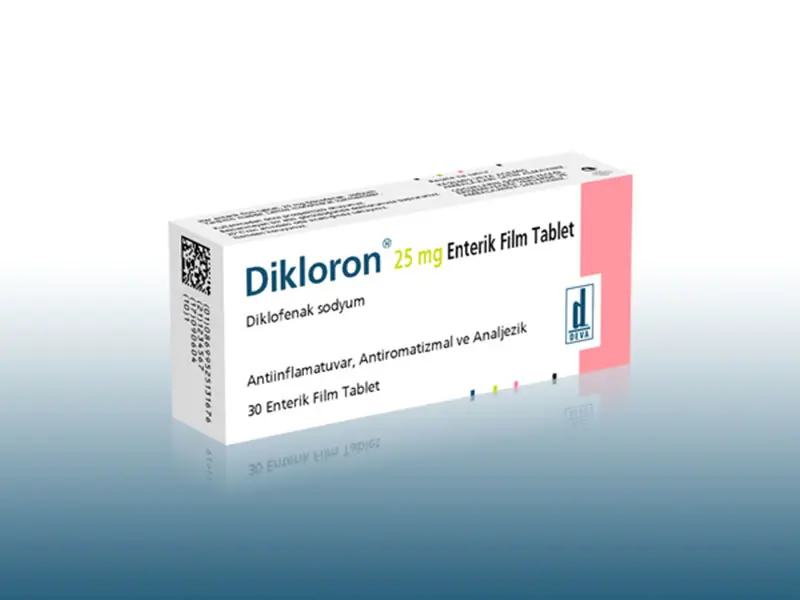 DIKLORON 25 MG 30 FILM TABLET kutu görseli
