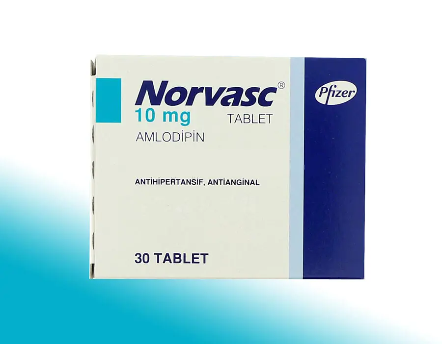 NORVASC 10 MG 30 TABLET kutu görseli