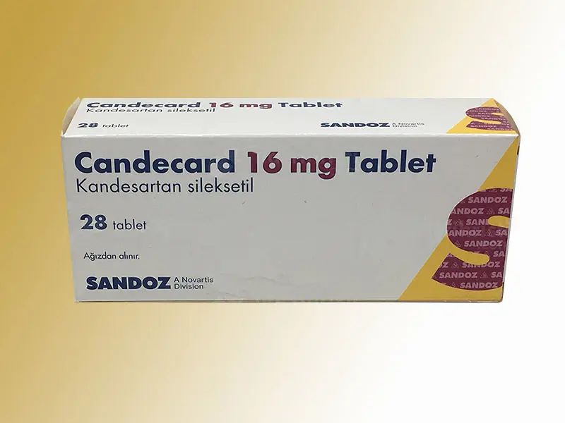 CANDECARD 16 MG 28 TABLET kutu görseli