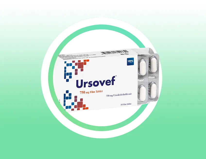 URSOVEF 750 MG 30 FILM KAPLI TABLET kutu görseli