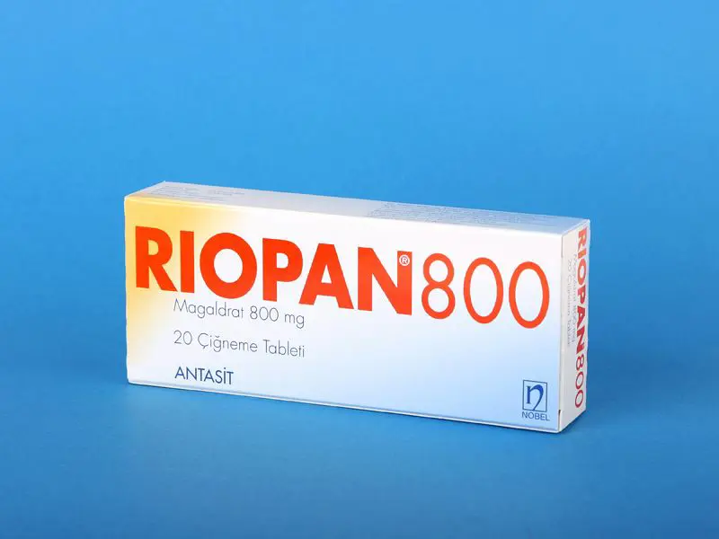 RIOPAN Çiğneme Tableti kutu görseli