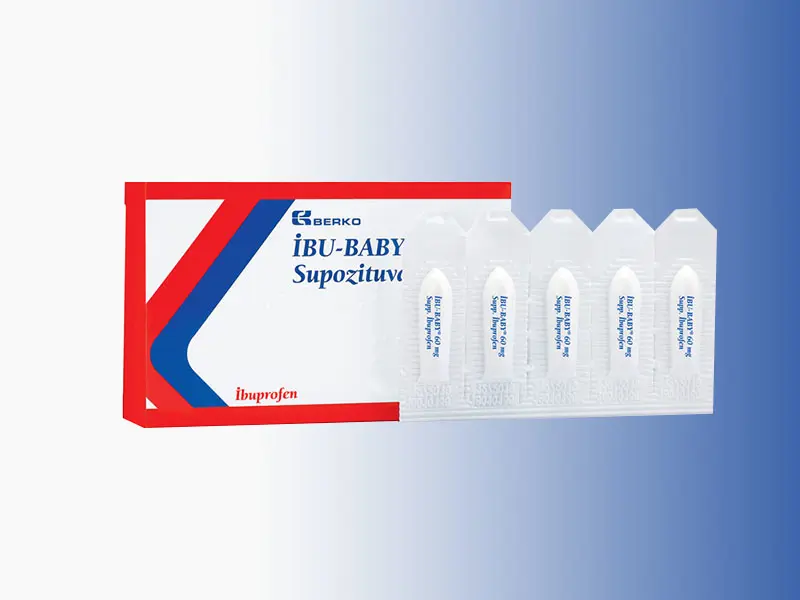 IBU-BABY 125 mg supozituvar kutu görseli