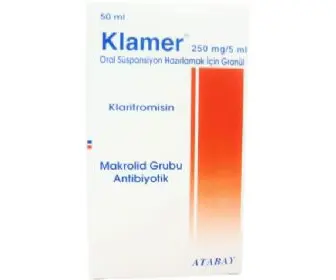 KLAMER 250 MG 50 ML SUSPANSIYON görseli 2