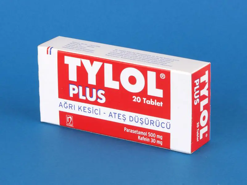 TYLOL PLUS 20 TABLET kutu görseli