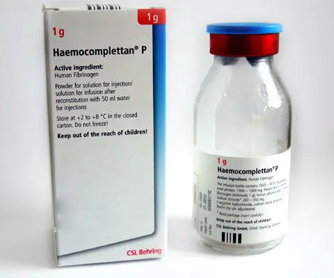 HAEMOCOMPLETTAN-P 1 G IV ENJEKSIYONLUK / INFUZYONLUK COZELTI TOZU kutu görseli