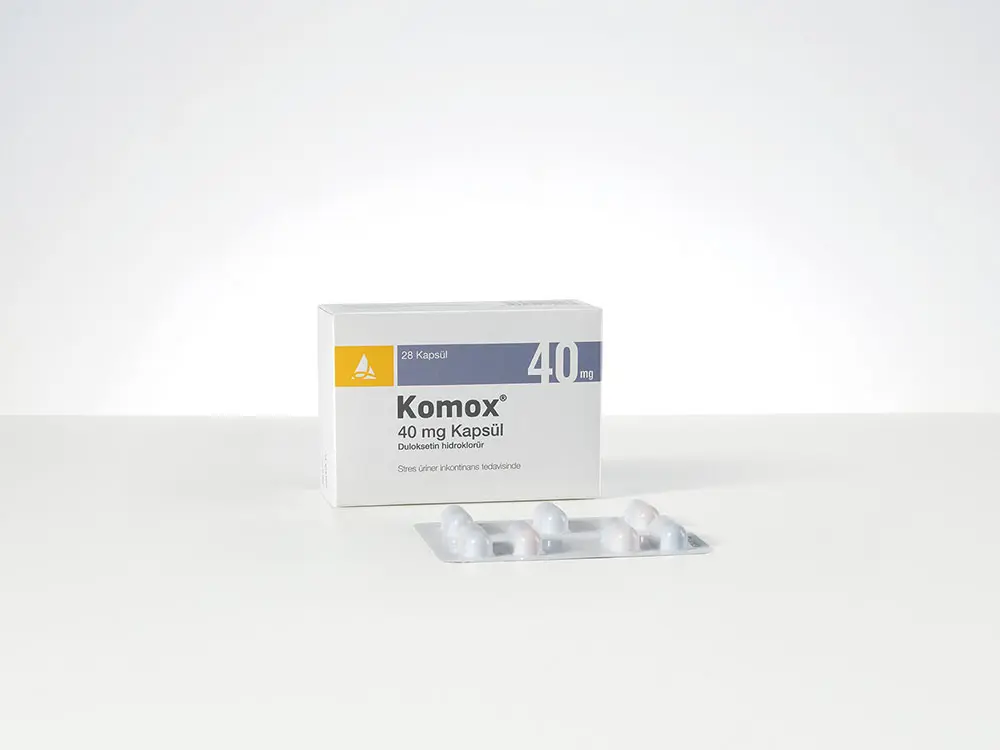 KOMOX 40 MG GASTRO-REZISTAN SERT KAPSUL (28 KAPSUL) kutu görseli