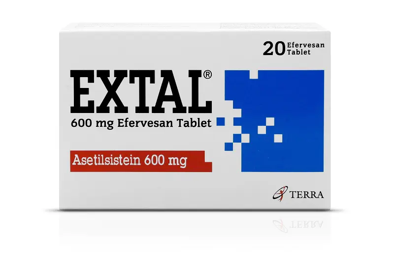 EXTAL 600 MG 20 EFFERVESAN TABLET kutu görseli