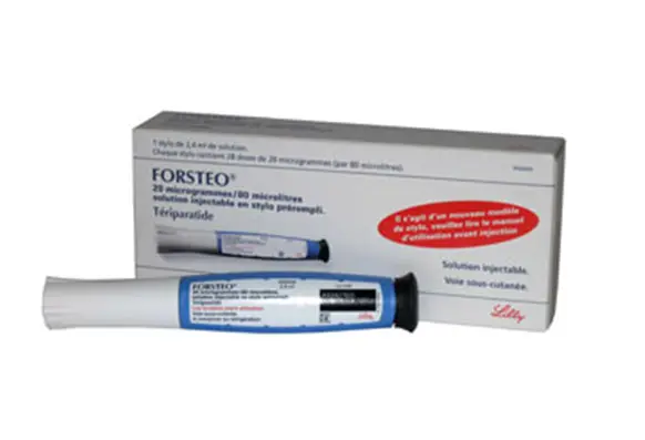 FORSTEO 20 MCG/80 MCL KULLANIMA HAZIR DOLU ENJ. KALEMI ICINDE COZELTI 2,4 ML kutu görseli