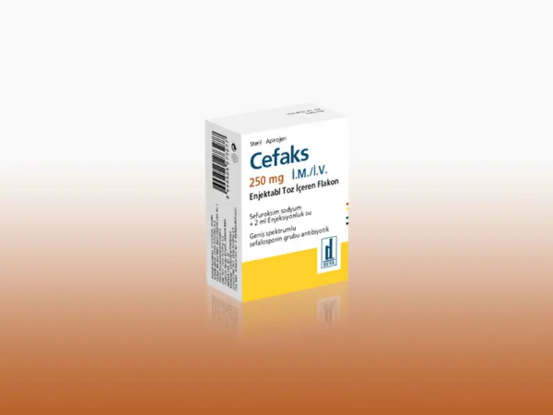 CEFAKS IV/IM 250 MG 1 FLAKON kutu görseli