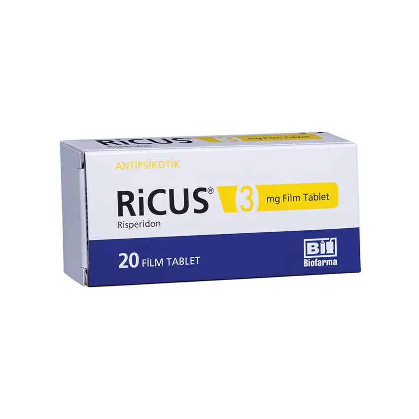 RICUS 3 MG 20 FILM KAPLI TABLET kutu görseli