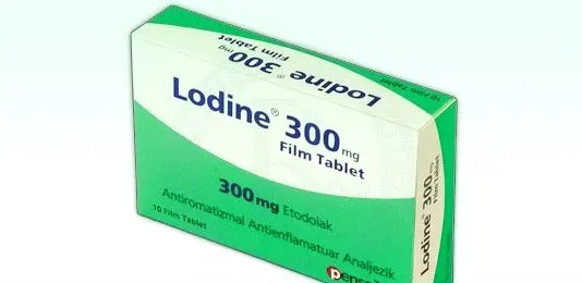 LODINE 300 MG 10 FILM TABLET kutu görseli