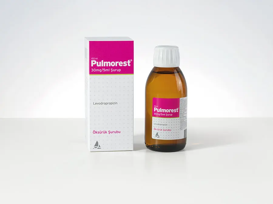PULMOREST 30 MG/5 ML 150 ML SURUP kutu görseli