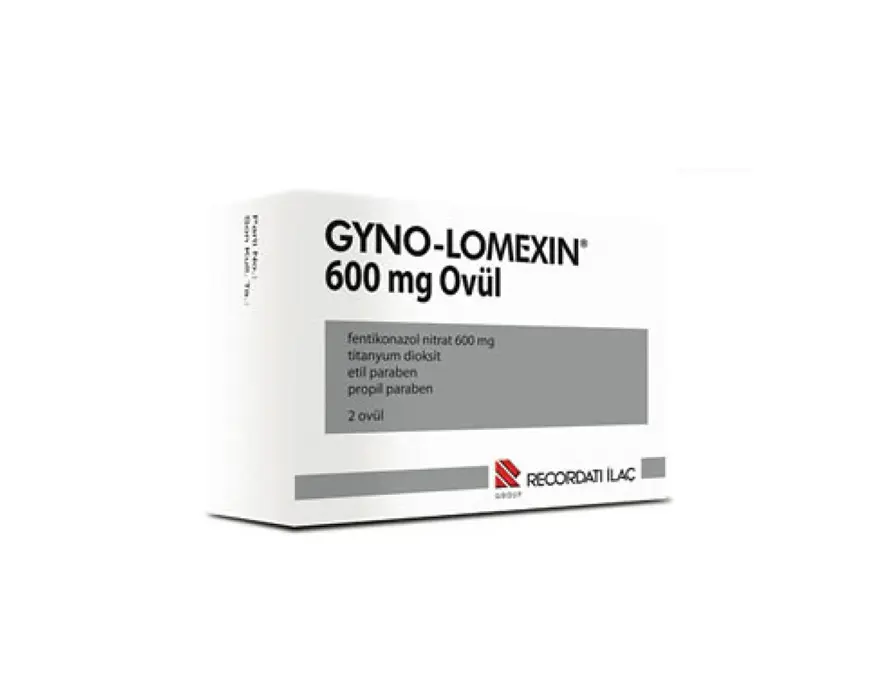 GYNO-LOMEXIN 600 MG 2 OVUL kutu görseli