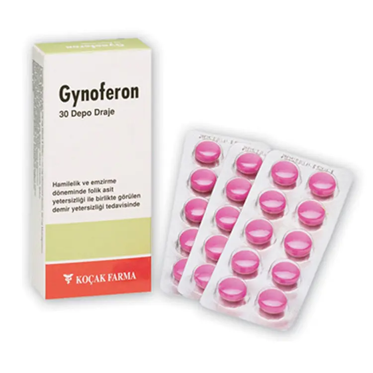 GYNOFERON DEPO 80/0,35 MG KAPLI TABLET (30 KAPLI TABLET) kutu görseli