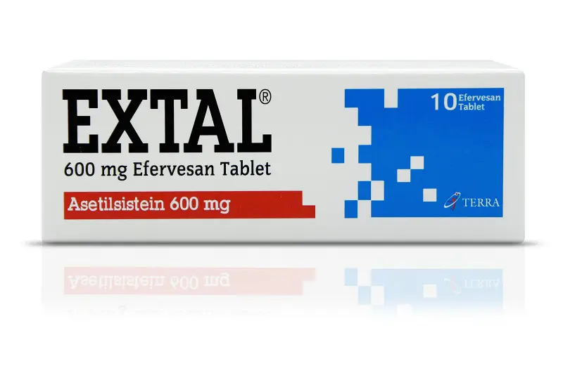 EXTAL 600 MG 10 EFERVESAN TABLET kutu görseli