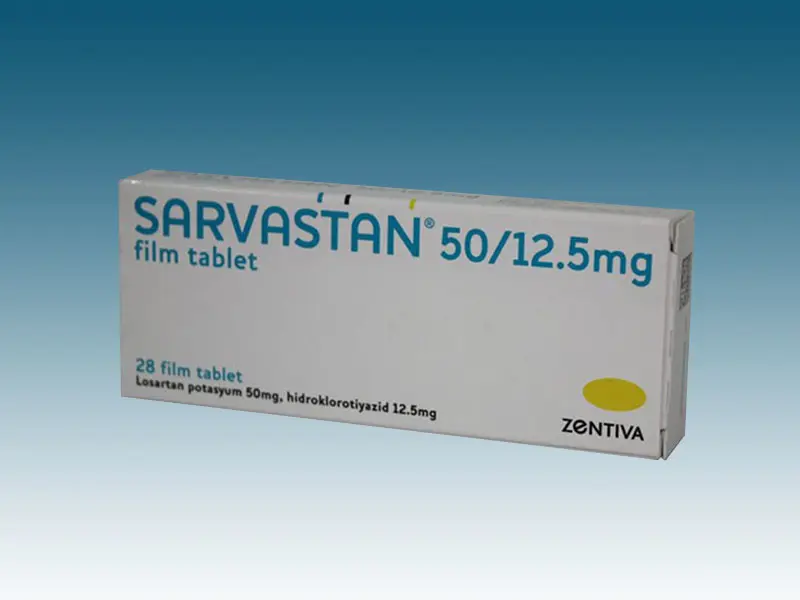SARVASTAN 50/12,5 MG 28 FILM TABLET kutu görseli