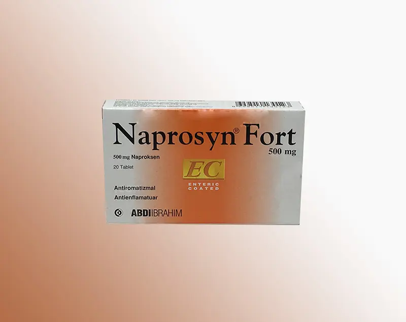 NAPROSYN EC FORT 500 MG 20 TABLET kutu görseli
