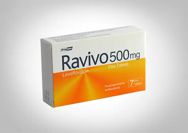 RAVIVO 500 MG 7 FILM KAPLI TABLET kutu görseli