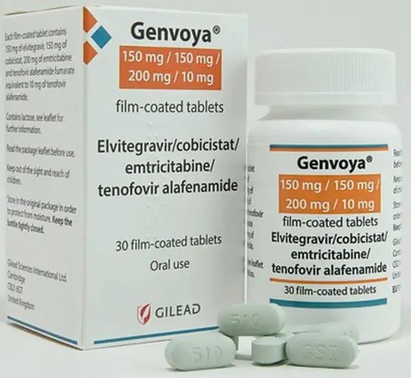 GENVOYA 150 MG/150 MG/200 MG/10 MG 30 FILM TABLET kutu görseli