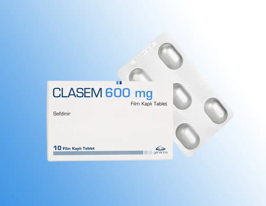CLASEM 600 MG FILM KAPLI TABLET (10 TABLET) kutu görseli